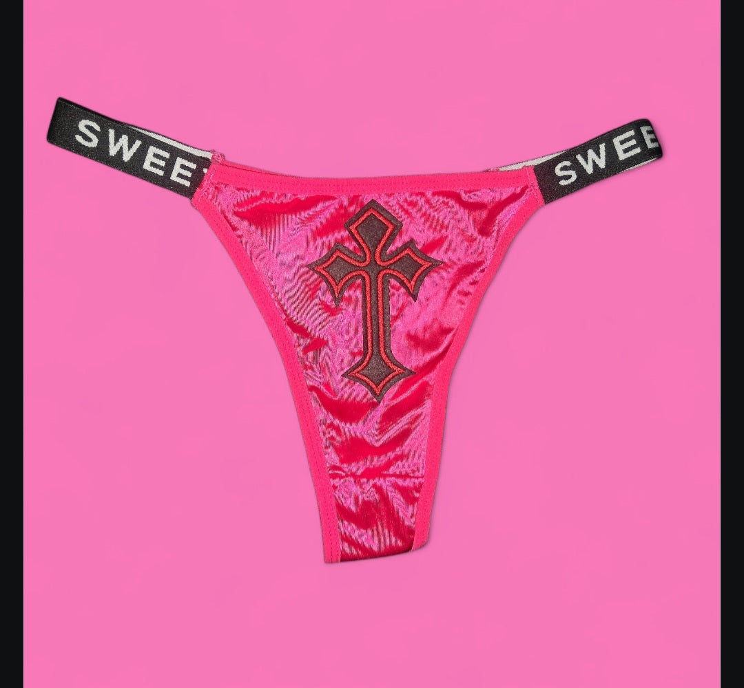 The Sweet Magical Flower - Hot Pink / Red / White / Black Ritual Activated Thong