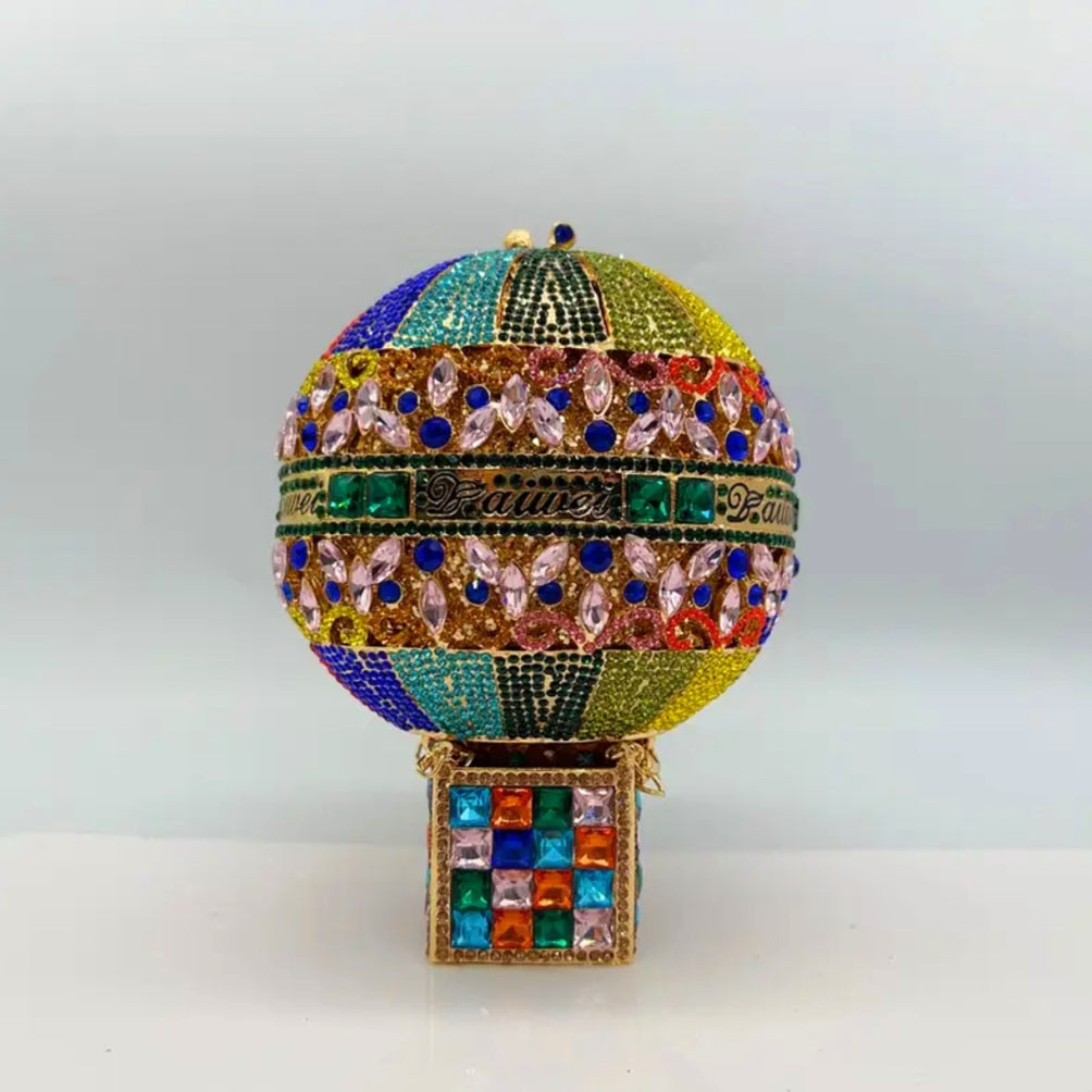 The Sky Isnt The Limit - Magnetic Abundance & Luck Transmuter - Gold / Rainbow Ritual Activated & Blessed Hot Air Ballon Purse