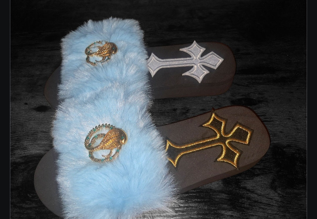Every Step Counts - Light Blue Ritual Manifesting & Protection Activated & Blessed Slides