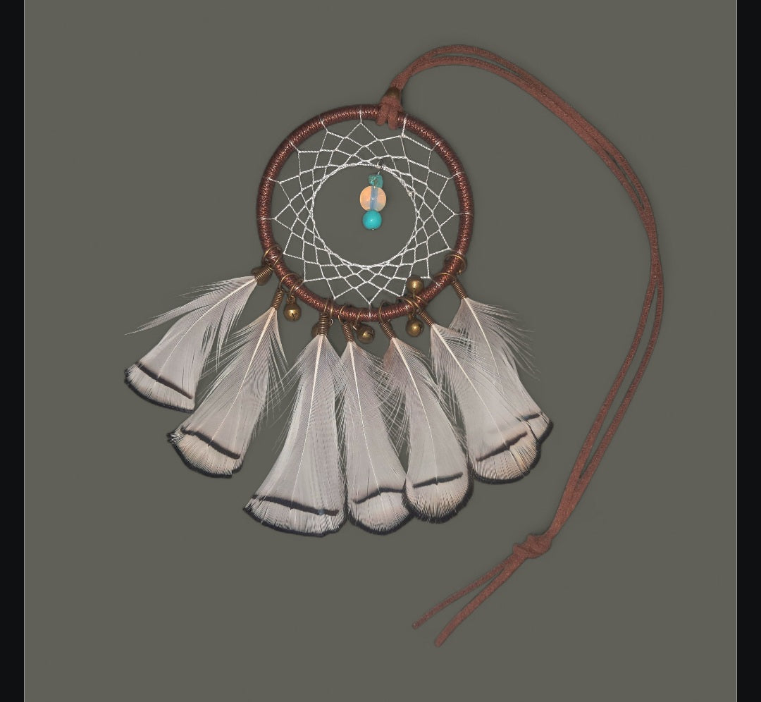Guardians Of The Night No Trespassing & Only Truth Seeing - Ritual Activated Crystal & Bells Dream Catcher