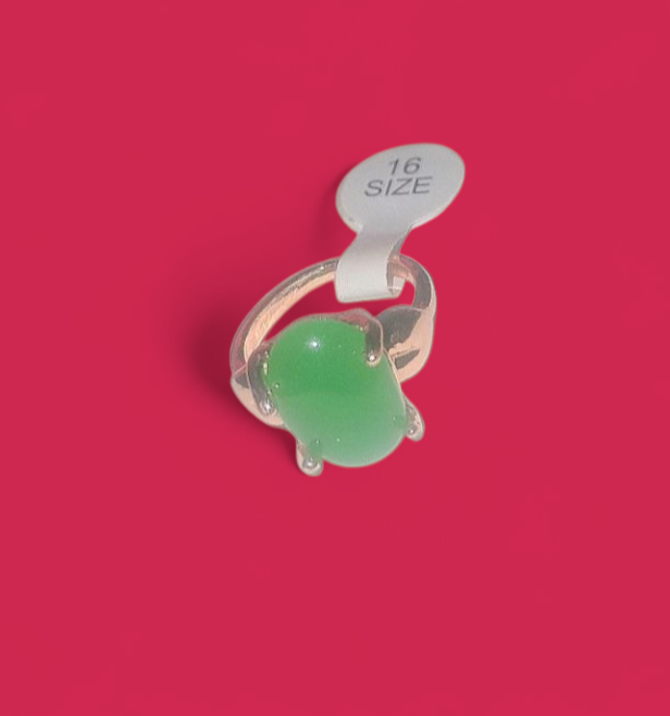 Peridot Crystal Ritual Ring