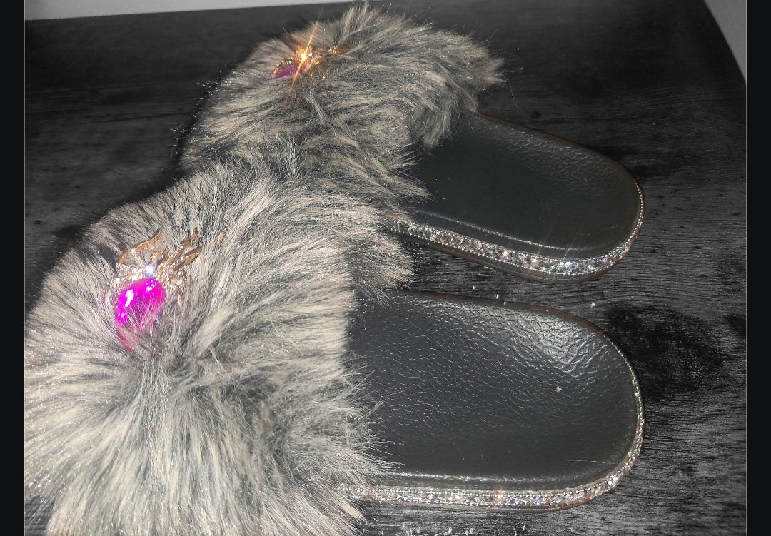 Every Step Counts - Wolf Grey / Black Ritual Manifesting & Protection Activated & Blessed Slides