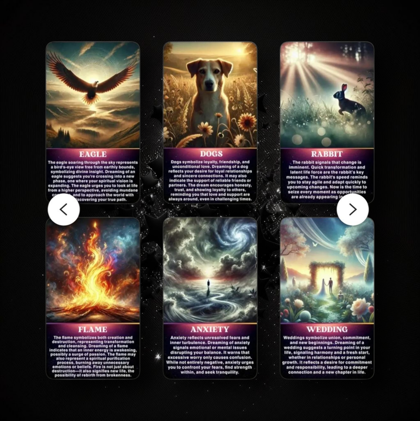 Mystical Dream Oracle Deck & Ritual Reading Elixir & Activated Crystal