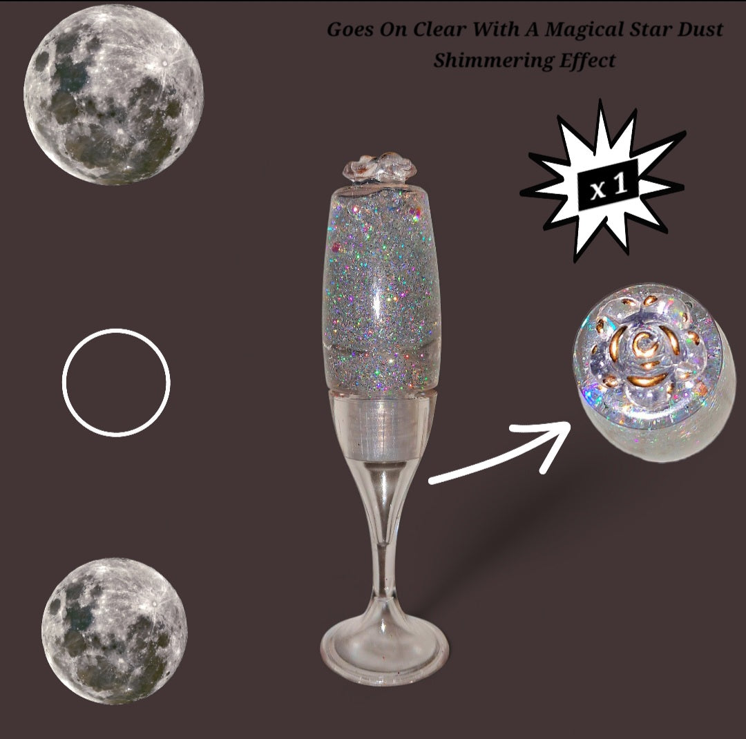 Angel Dust - Galaxtic Star Dust - Clear Ritual Activated & Blessed - Instant Manifestation & Cleansing Energy Lip Gloss