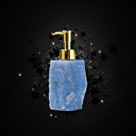Stress & Anxiety Rejector Protection & Amplifying Elixir Hand ~ Body Soap ~ Aquamarine Crystal Ritual Activated & Blessed Energy Dispenser