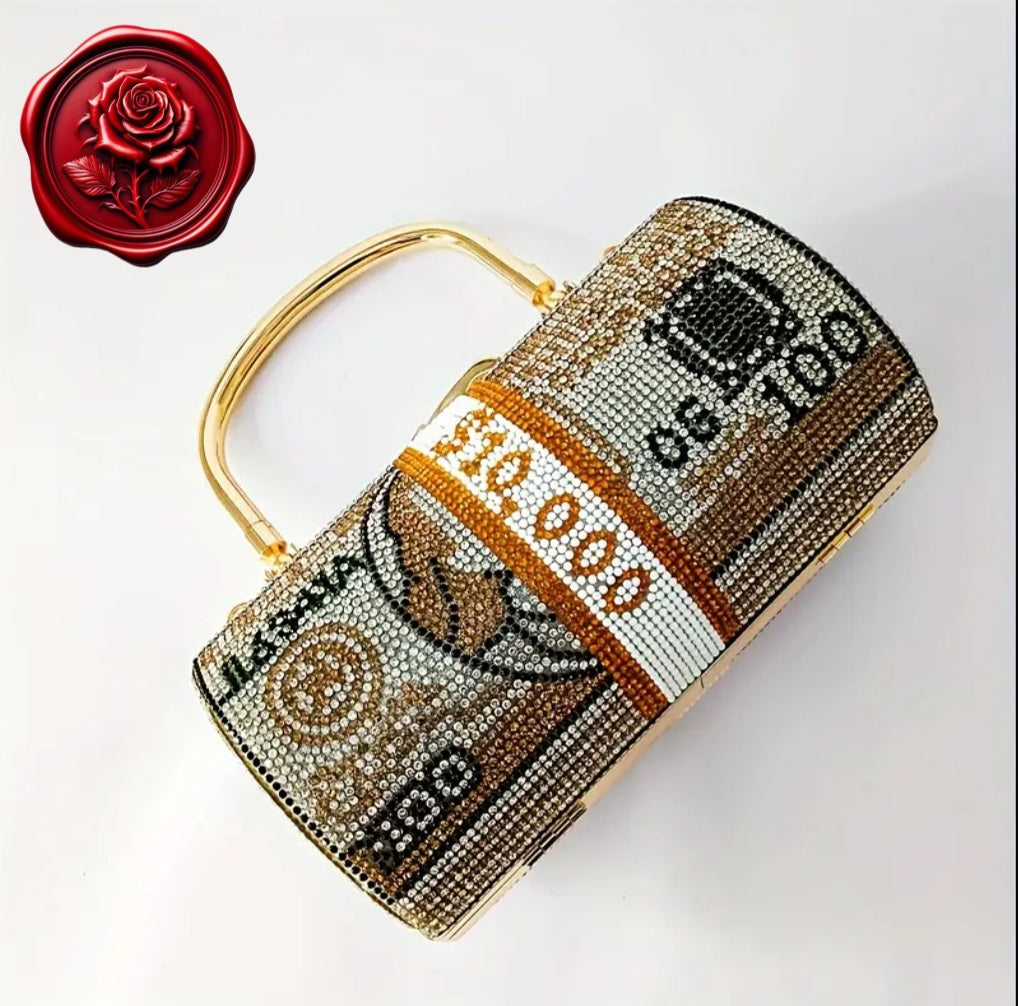 Money Comes To Me - Magnetic / Manifesting / Protection - Gold Ritual Activated & Blessed Purse