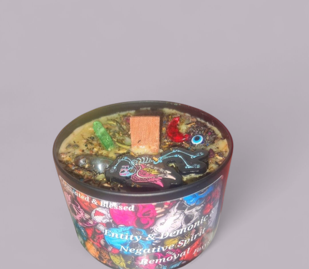 Entity & Negative Spirit Rebuke/Banish Ritual Candle