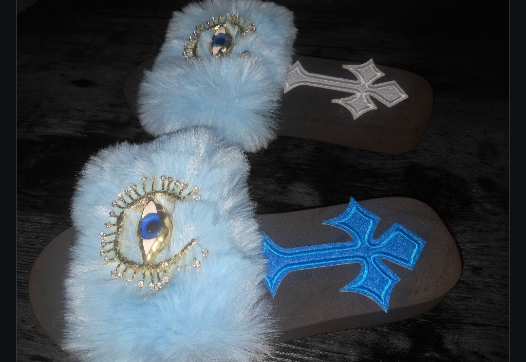 Every Step Counts - Light Blue Ritual Manifesting & Protection Activated & Blessed Slides