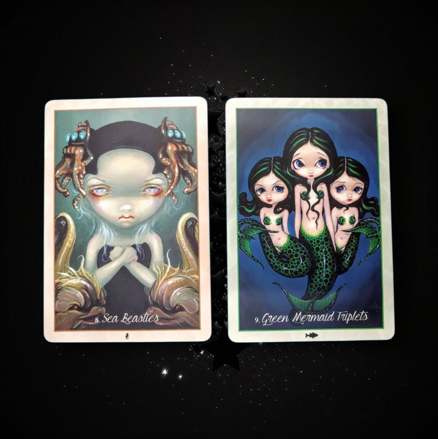 Myths & Mermaids Oracle Deck & Ritual Reading Elixir & Activated Crystal