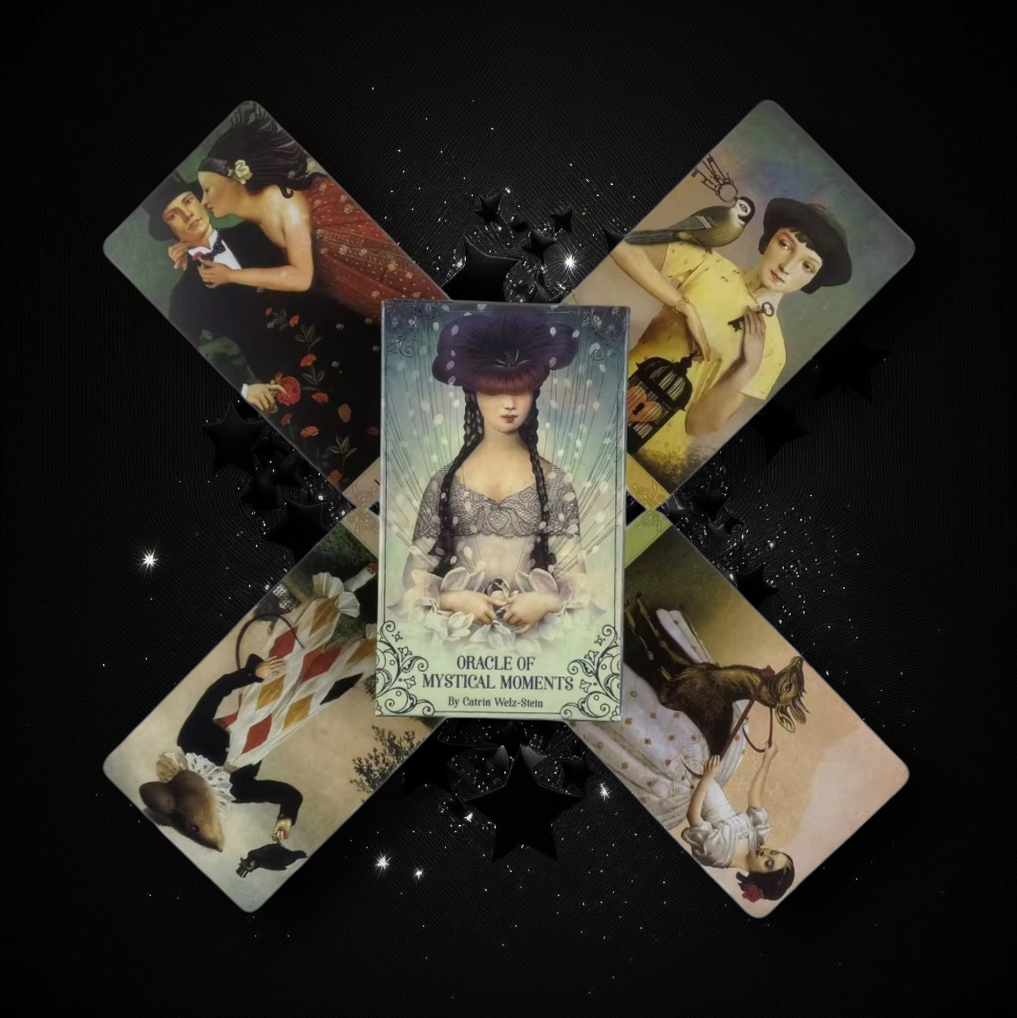 Oracle If Mystical Moments Deck & Ritual Reading Elixir & Activated Crystal