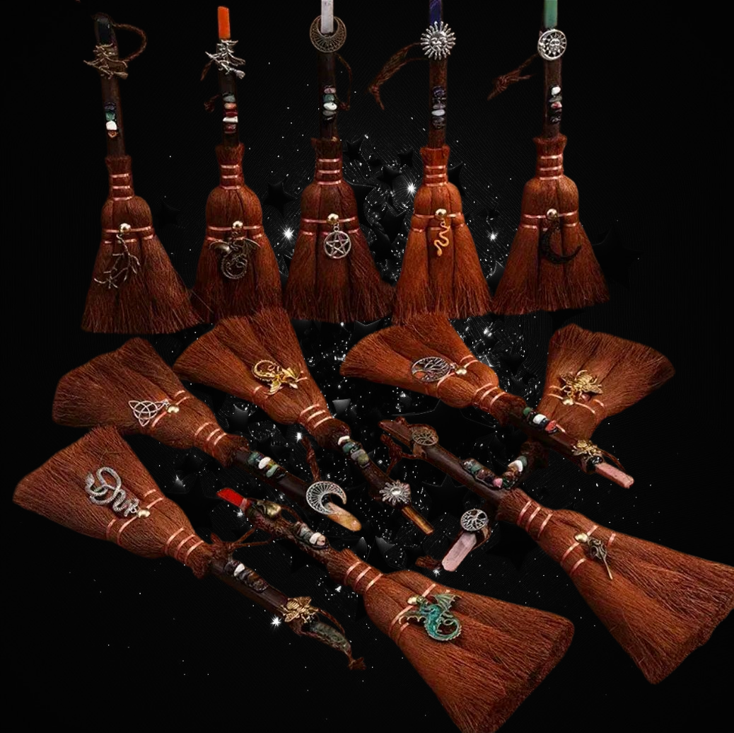The Witch's / Warlocks Broom Of Change & Protection Ritual Activated & Blessed