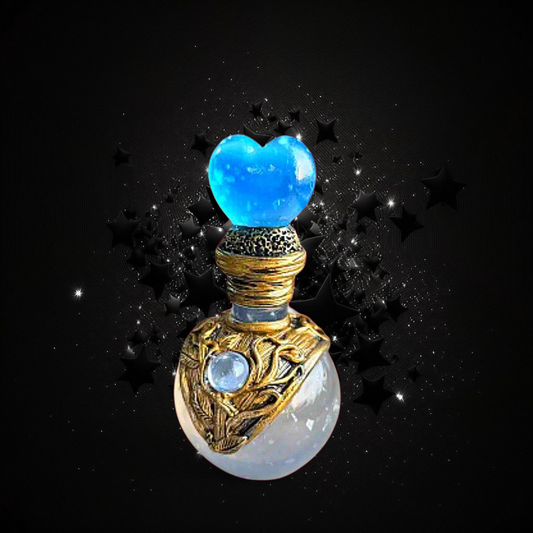 Healing & Bettering Love & Bond Elixir Oil - Blue Quartz & Clear Quartz Ritual Activated & Blessed