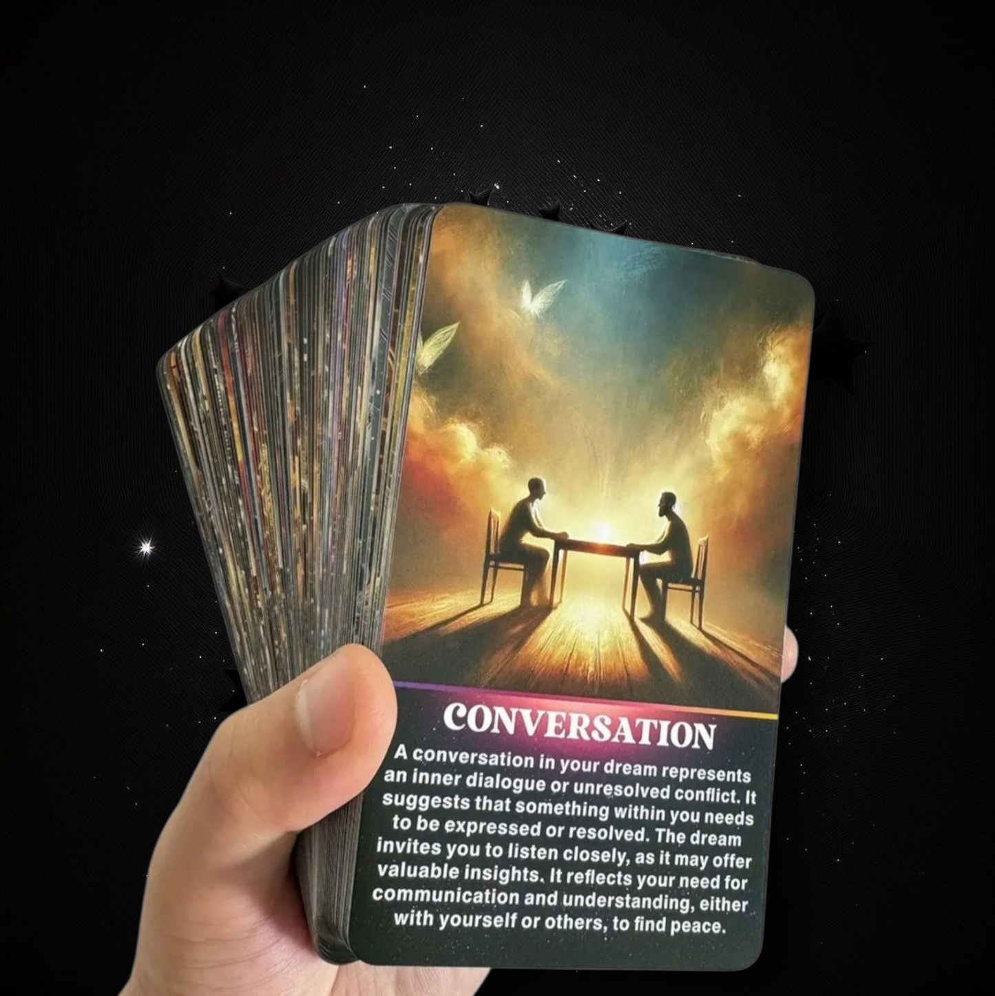 Mystical Dream Oracle Deck & Ritual Reading Elixir & Activated Crystal