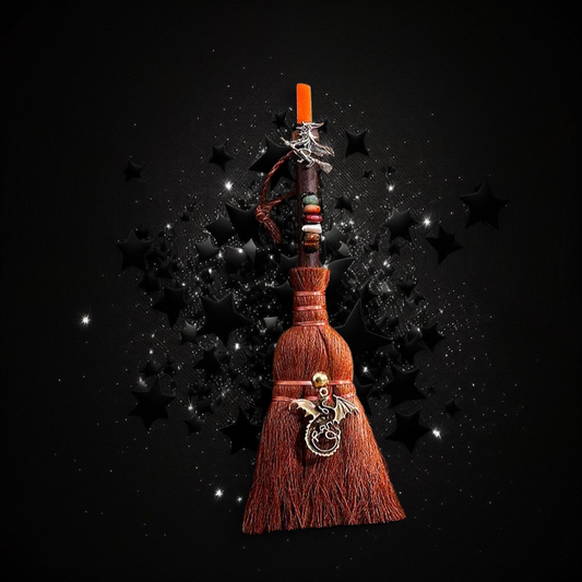 The Witch's / Warlocks Broom Of Change & Protection Ritual Activated & Blessed