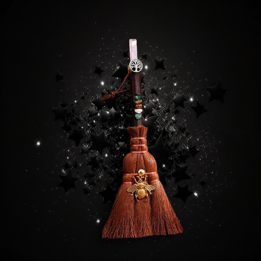 The Witch's / Warlocks Broom Of Change & Protection Ritual Activated & Blessed