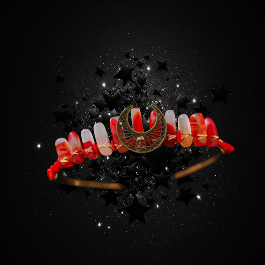 Goddess Of Amplified Energy - Cherry Quartz Crystal Ritual Activated Headband Crown