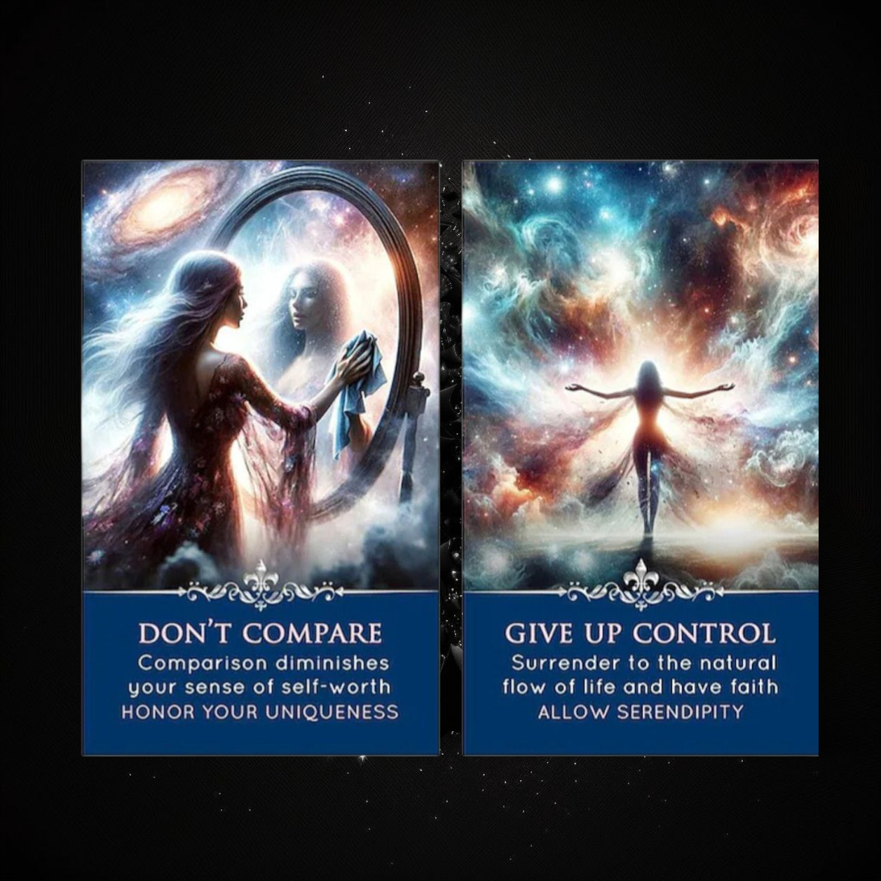 The Magic Of Letting Go Oracle Deck & Ritual Reading Elixir & Activated Crystal
