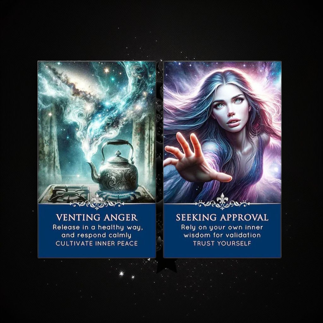 The Magic Of Letting Go Oracle Deck & Ritual Reading Elixir & Activated Crystal