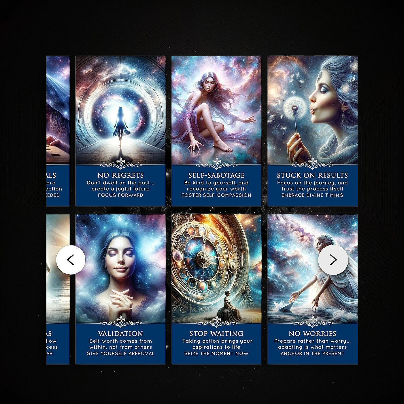 The Magic Of Letting Go Oracle Deck & Ritual Reading Elixir & Activated Crystal