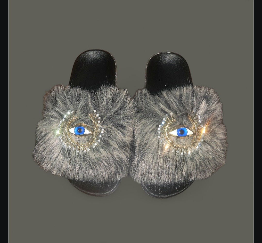 Every Step Counts - Wolf Grey / Black Ritual Manifesting & Protection Activated & Blessed Slides