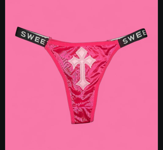The Sweet Magical Flower - Hot Pink/Light Pink /White /Black Ritual Activated Thong