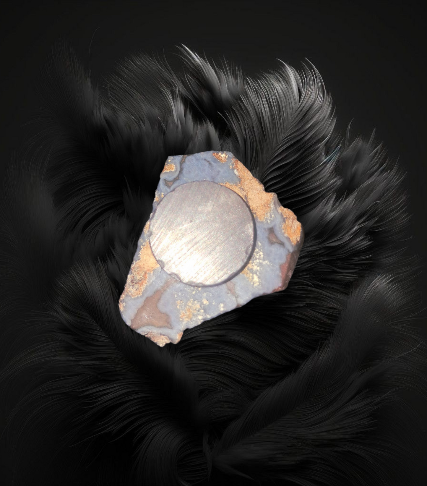 Magnetic Amethyst Energy Attracter - For Kitchen / Office Ritual Activated & Blessed