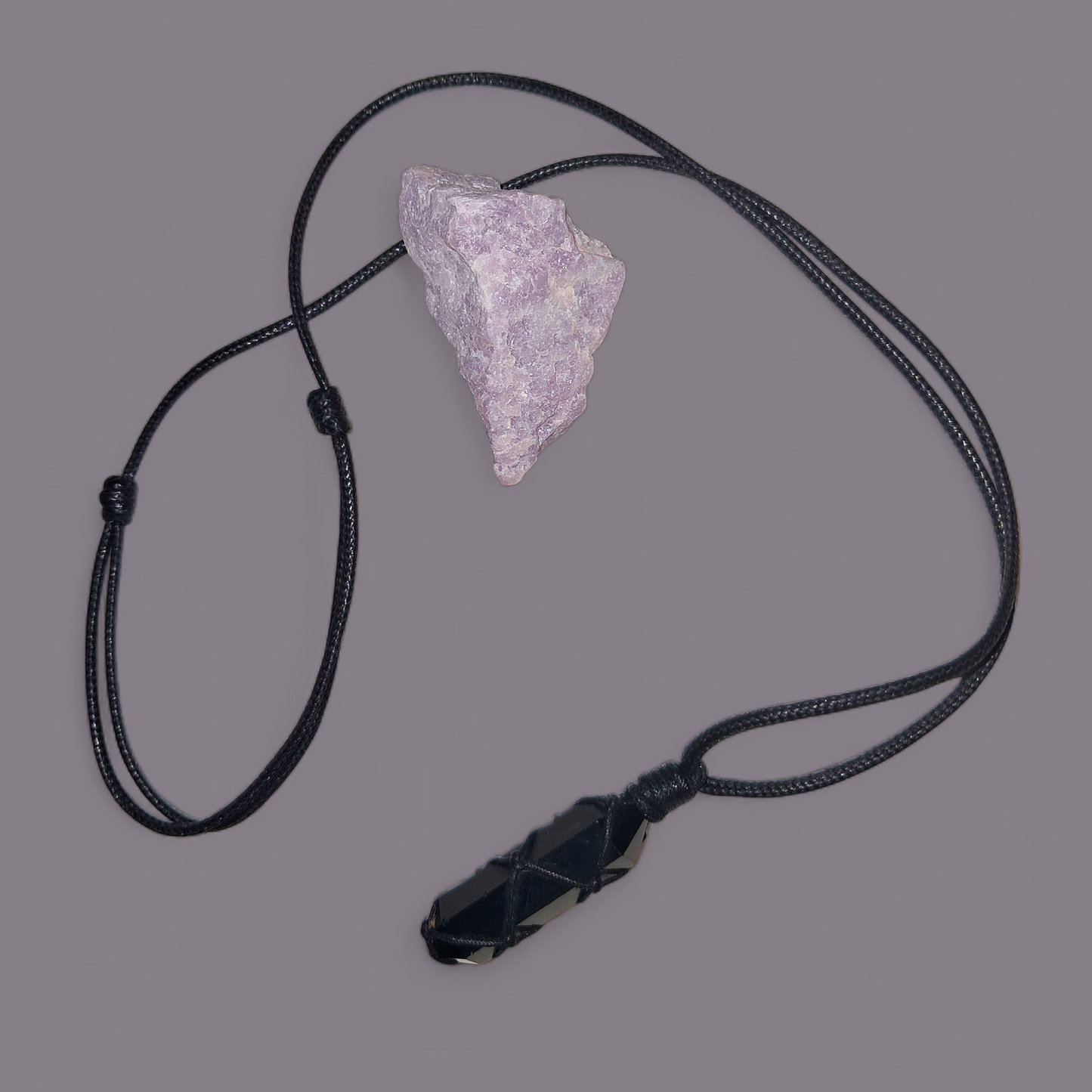 Bearer Of Protection & The Stone Of Truth Ritual Black Obsidian Necklace
