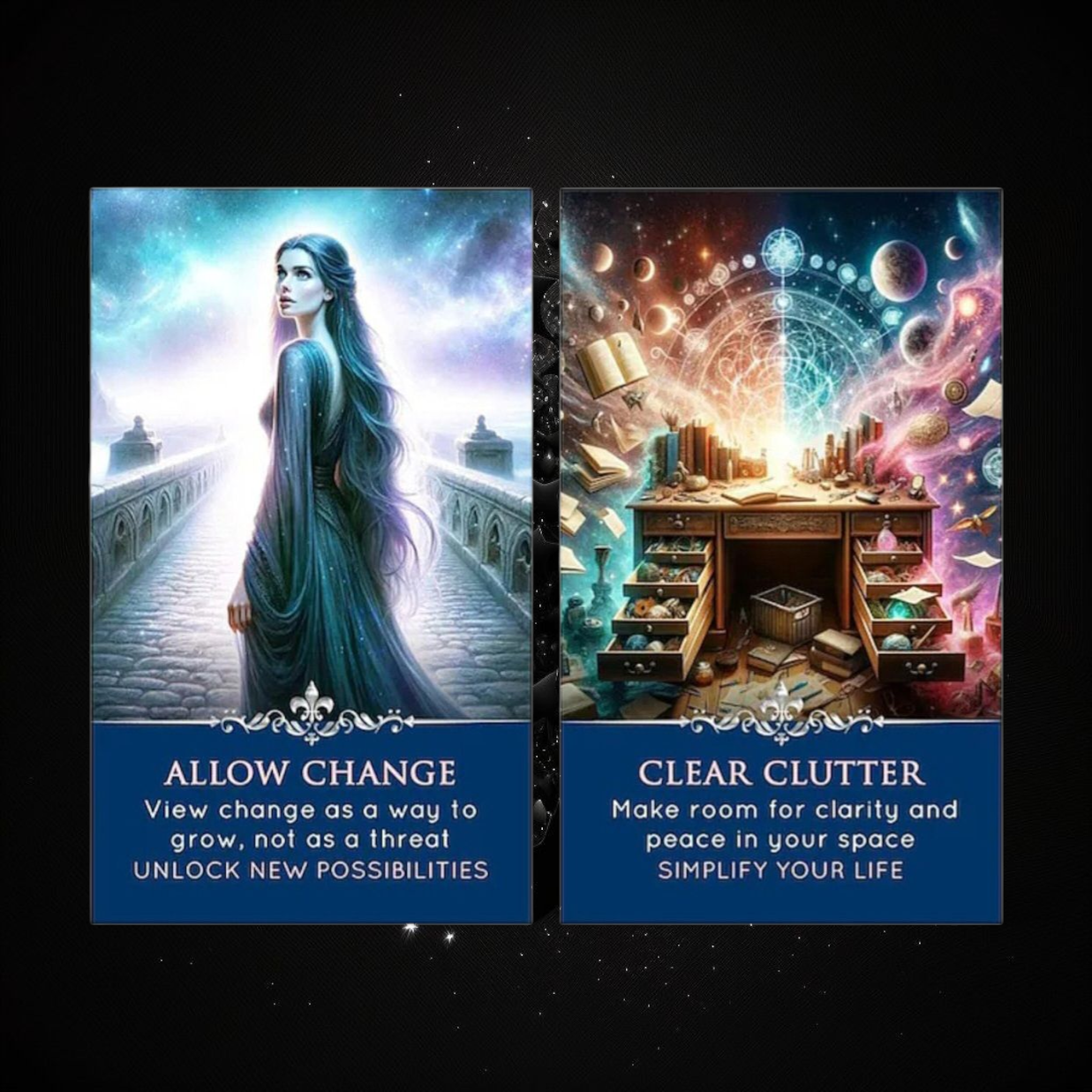 The Magic Of Letting Go Oracle Deck & Ritual Reading Elixir & Activated Crystal