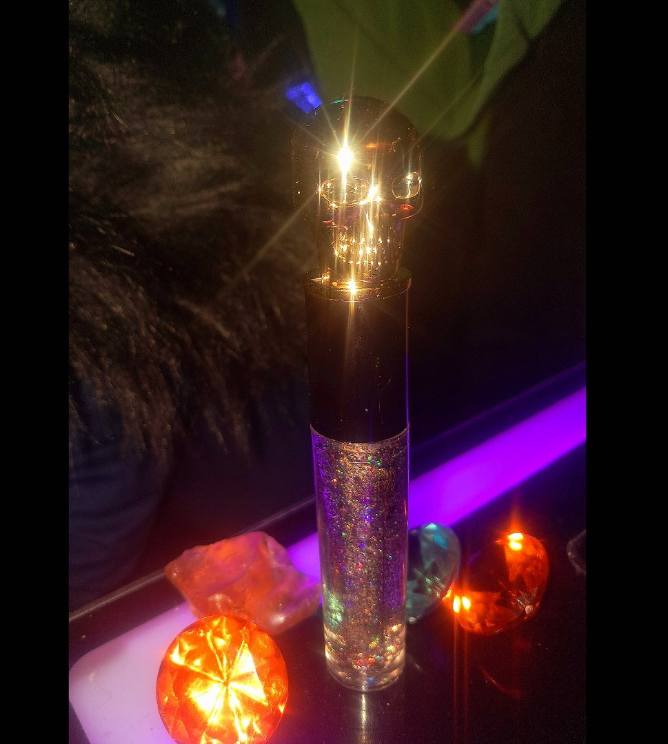 Midnight Magic Ritual Golden Skull Lip Gloss