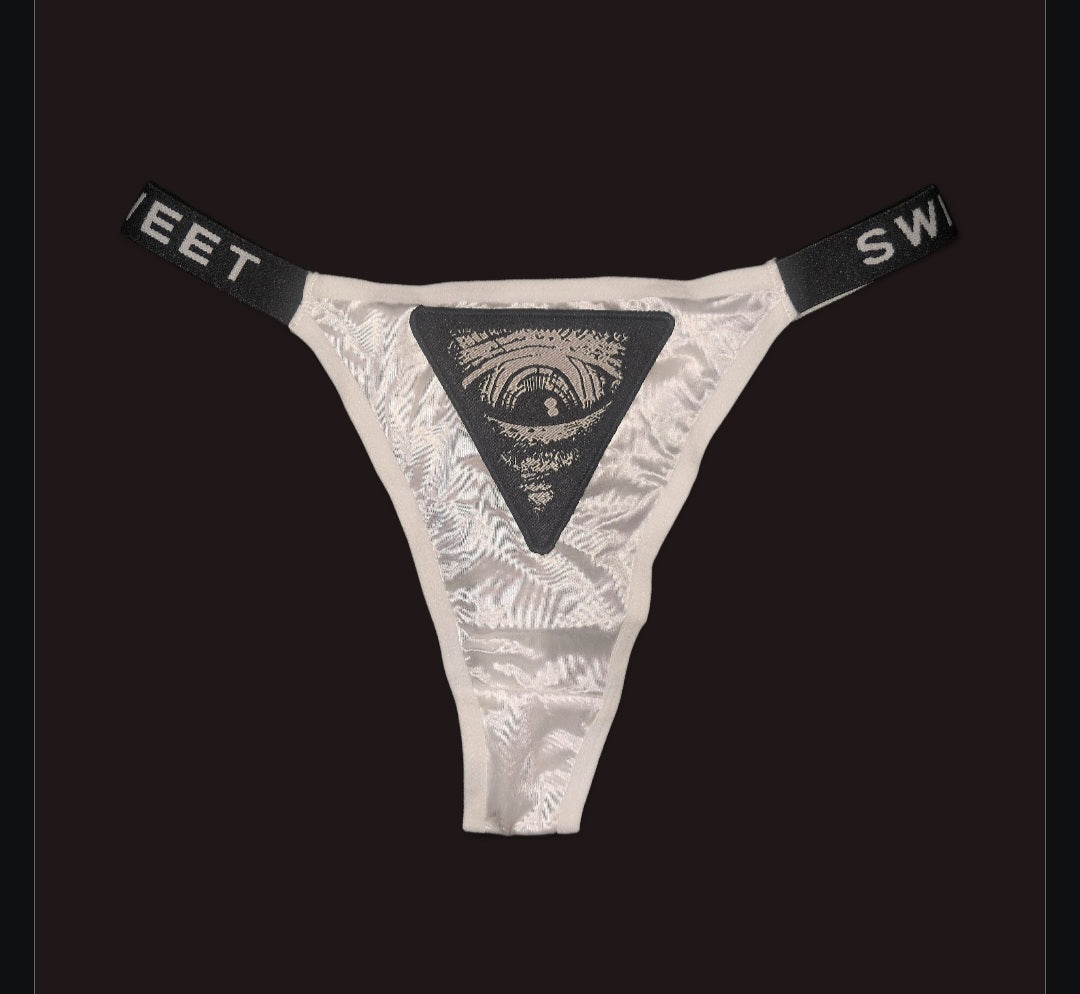 The Great Architect Of Passion & Love - White / Black Ritual Activated Thong