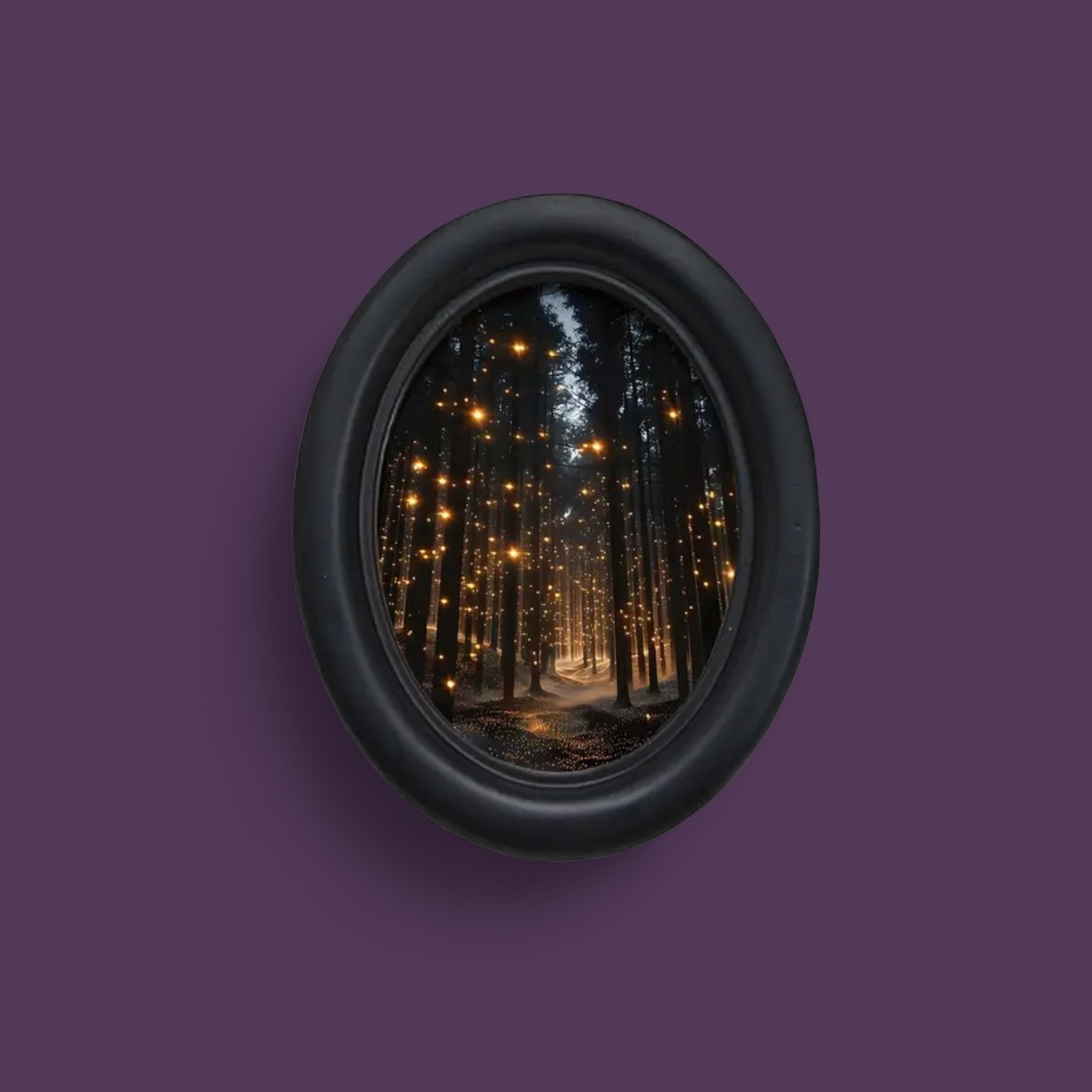 Firefly Filled Woods Ritual Wish Guardian Mirror - Alter / Office / Home Decor