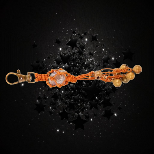 Amethyst Always On Point & Witch / Warlock Protection Bells Ritual Activated & Blessed Keychain