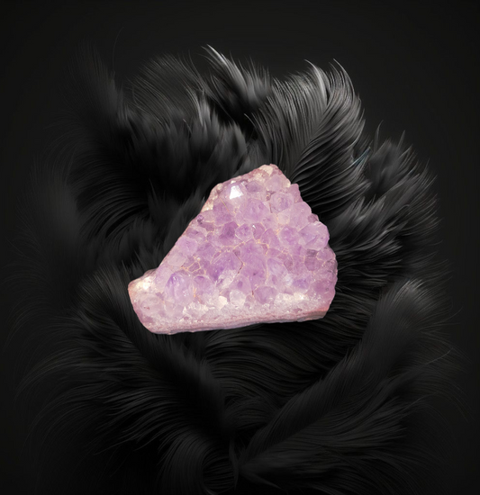 Magnetic Amethyst Energy Attracter - For Kitchen / Office Ritual Activated & Blessed