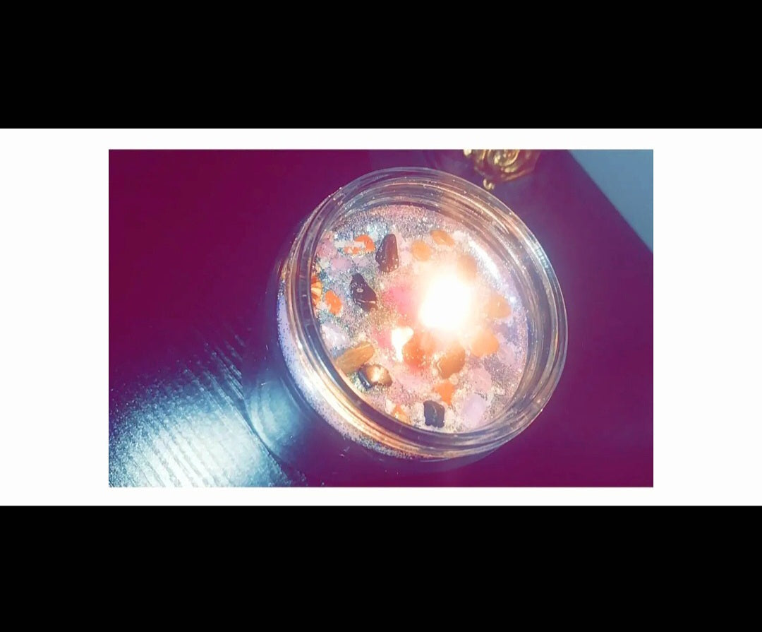 Make A Wish Ritual Candles Filled With Crystals