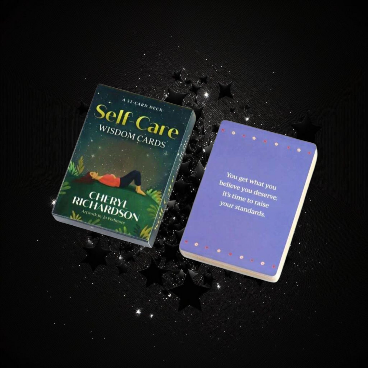 Self Care Wisdom Oracle Deck & Ritual Reading Elixir & Activated Crystal