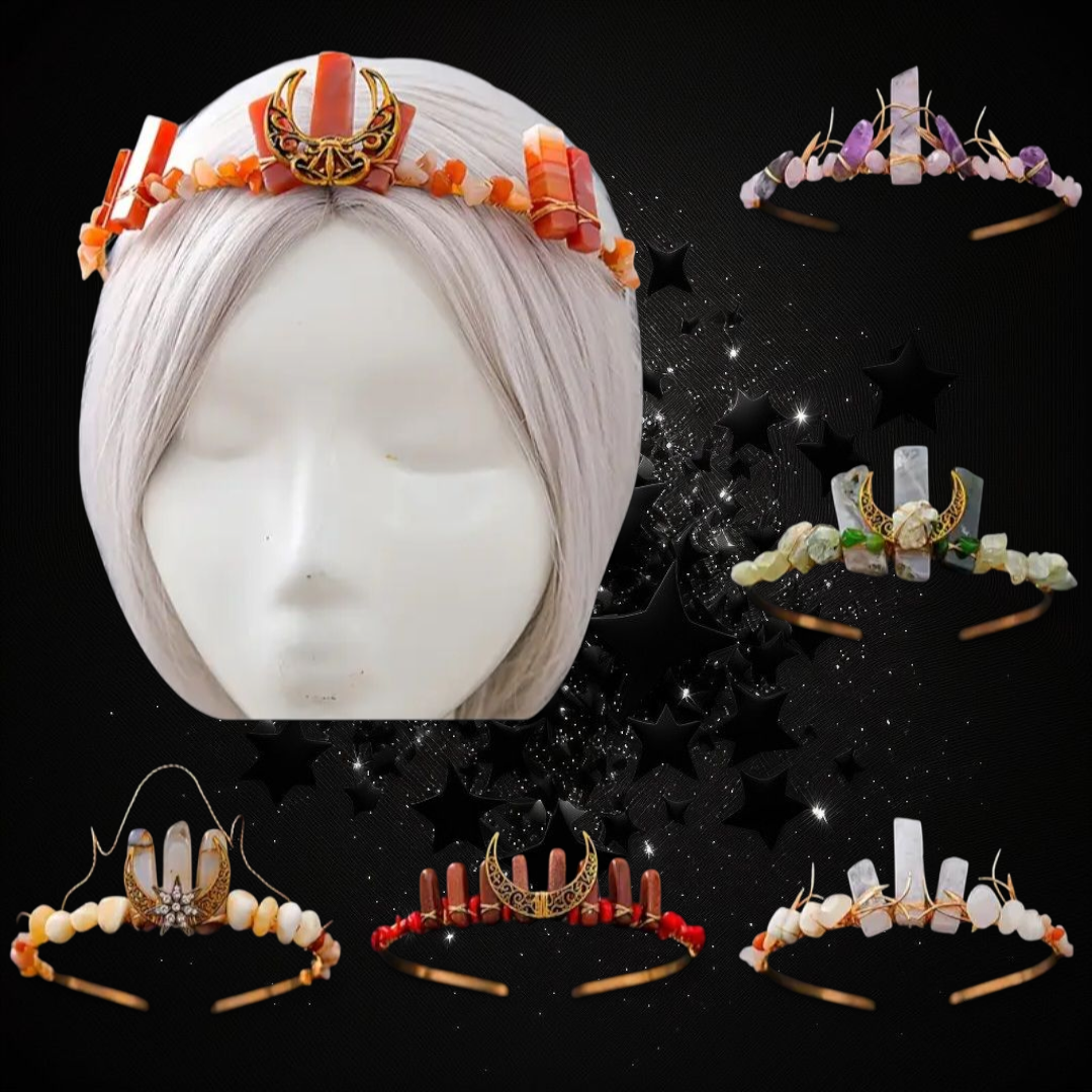 Goddess Of Amplified Energy - Cherry Quartz Crystal Ritual Activated Headband Crown