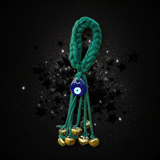 Magical Alarm System - Evil Eye / Green & Witch / Warlock Bells Ritual Activated & Blessed