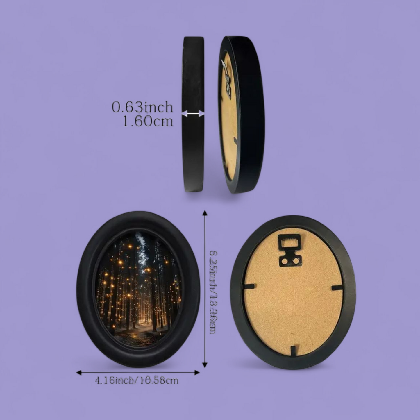 Firefly Filled Woods Ritual Wish Guardian Mirror - Alter / Office / Home Decor
