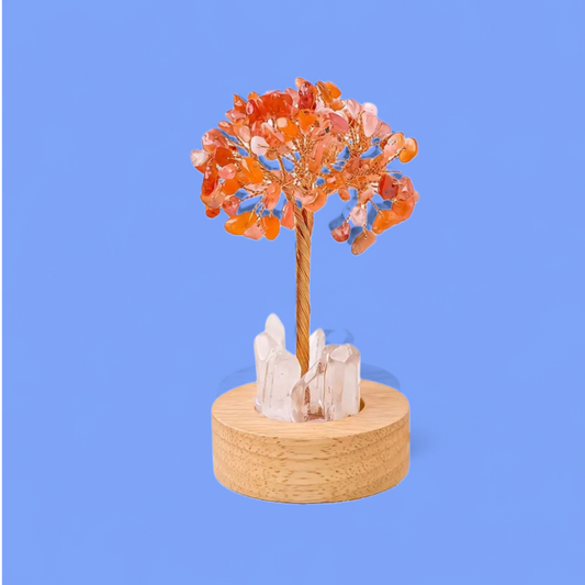 Bulldozer Of Blockages - Orange Quartz Ritual Lamp