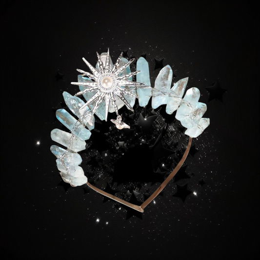 Goddess Of The Seas - Larimar Quartz Ritual Headband Crown