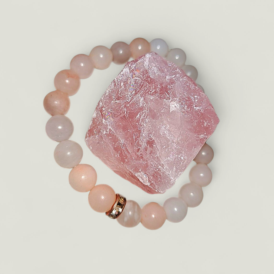 Warrior Of Love Rose Quartz Ritual Bracelet