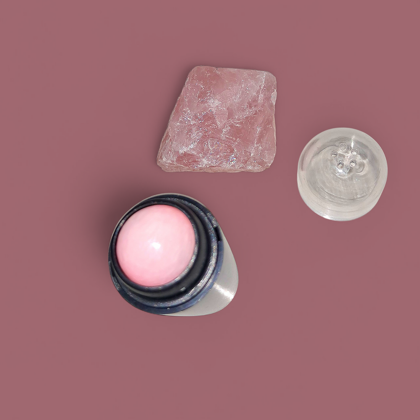 Rose Quartz Secret Container Ritual Activated Face & Body Rollar