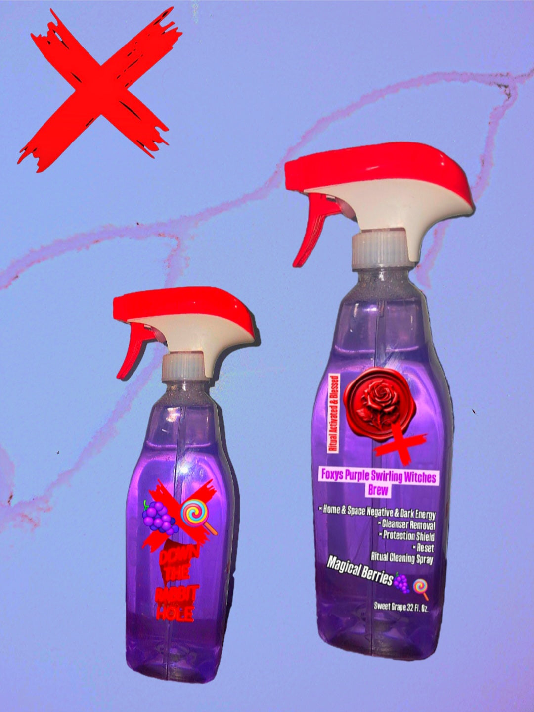 Sweet Grape Insightful Dream - Purple Witches Brew - Ritual Cleansing & Energy Clearing / Protection Spray For Removal Of Spiritual Attacks & Shielding Of Continuing