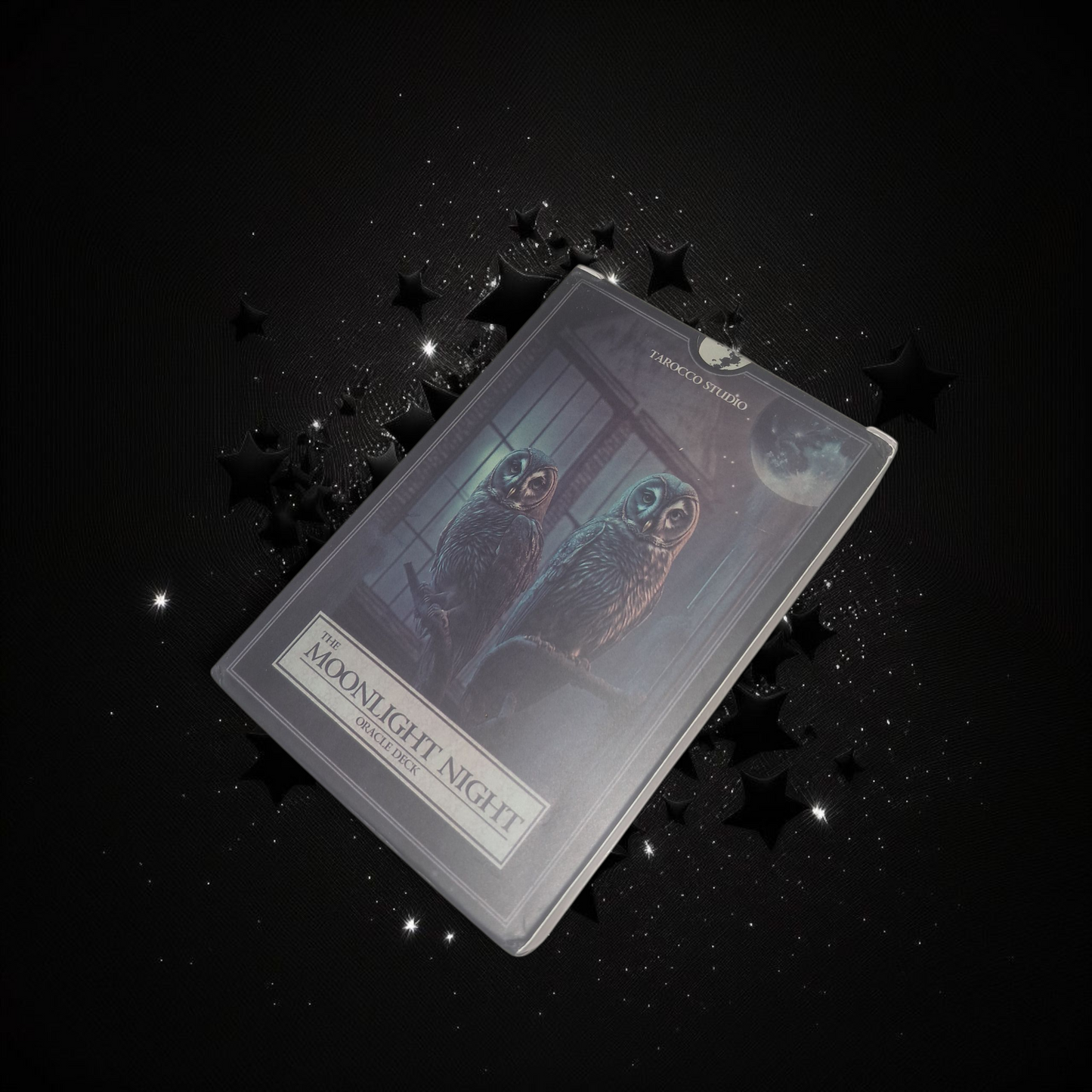 The Moonlight Night Oracle Deck & Ritual Reading Elixir & Activated Crystal