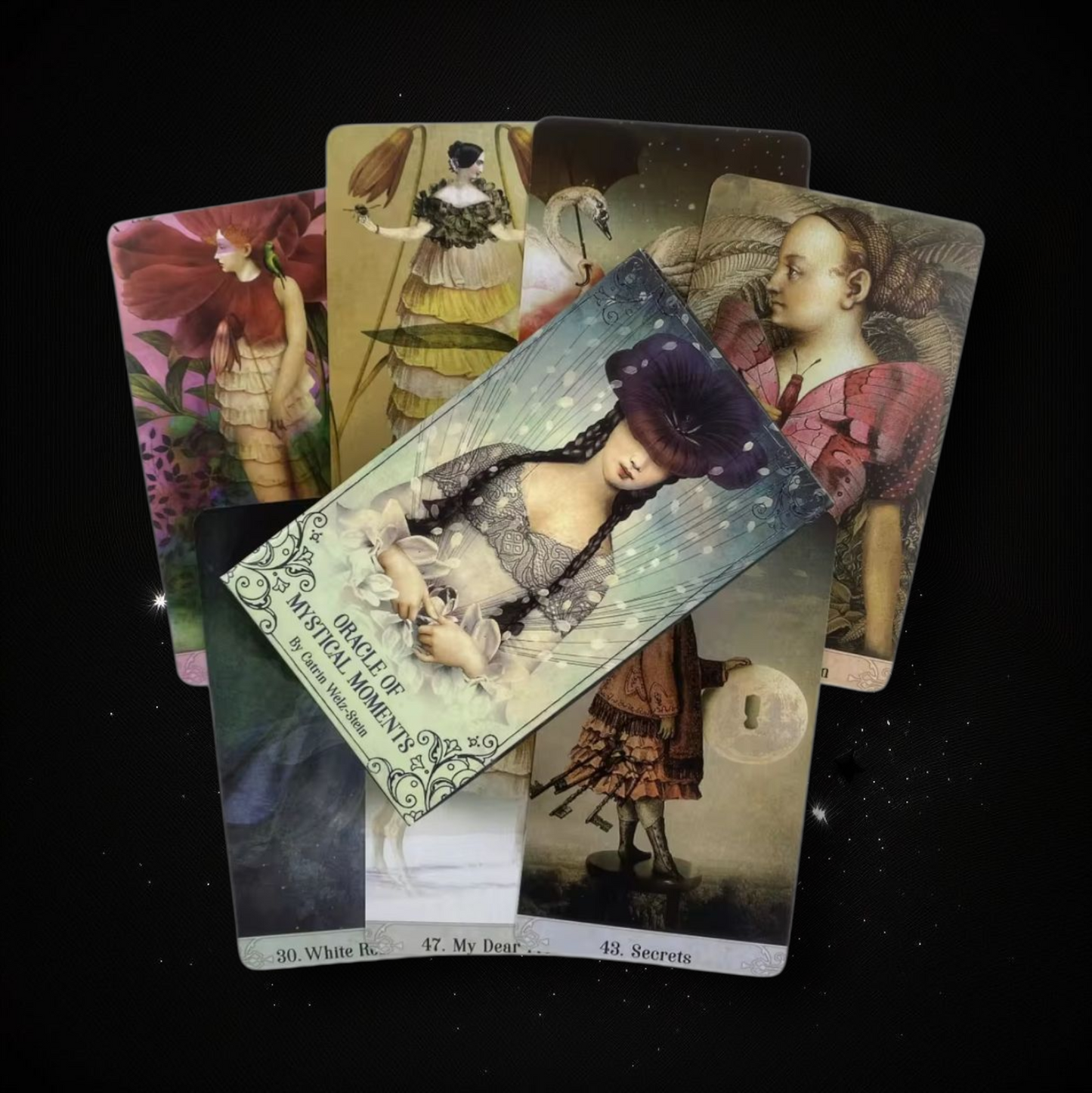 Oracle If Mystical Moments Deck & Ritual Reading Elixir & Activated Crystal