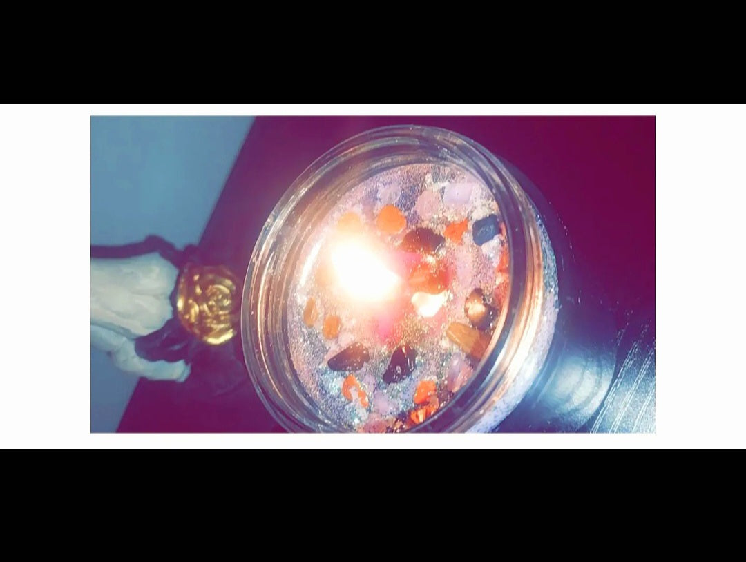 Make A Wish Ritual Candles Filled With Crystals
