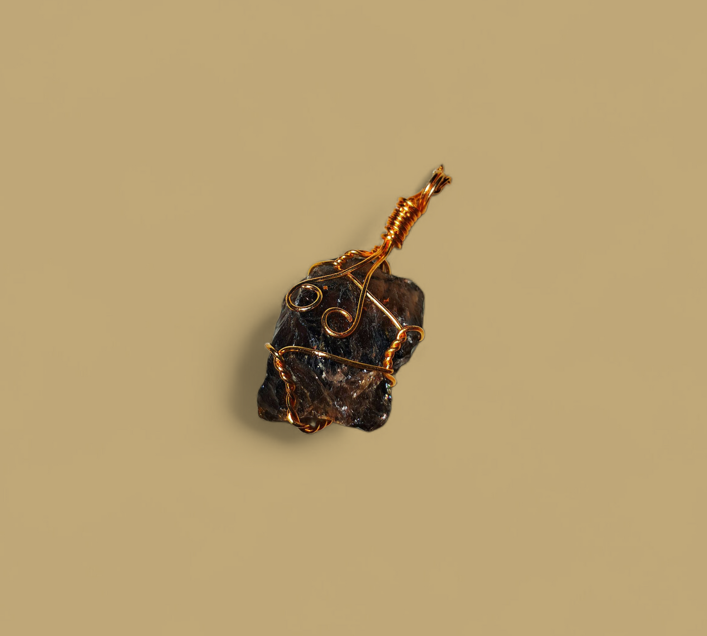 Farewell Sadness & Fear Smokey Quartz Ritual Necklace