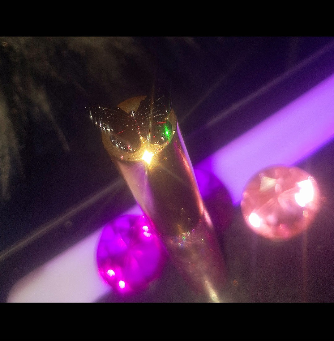 Pink Flame Ritual Black Butterfly Color Changing Lip Tint & gloss