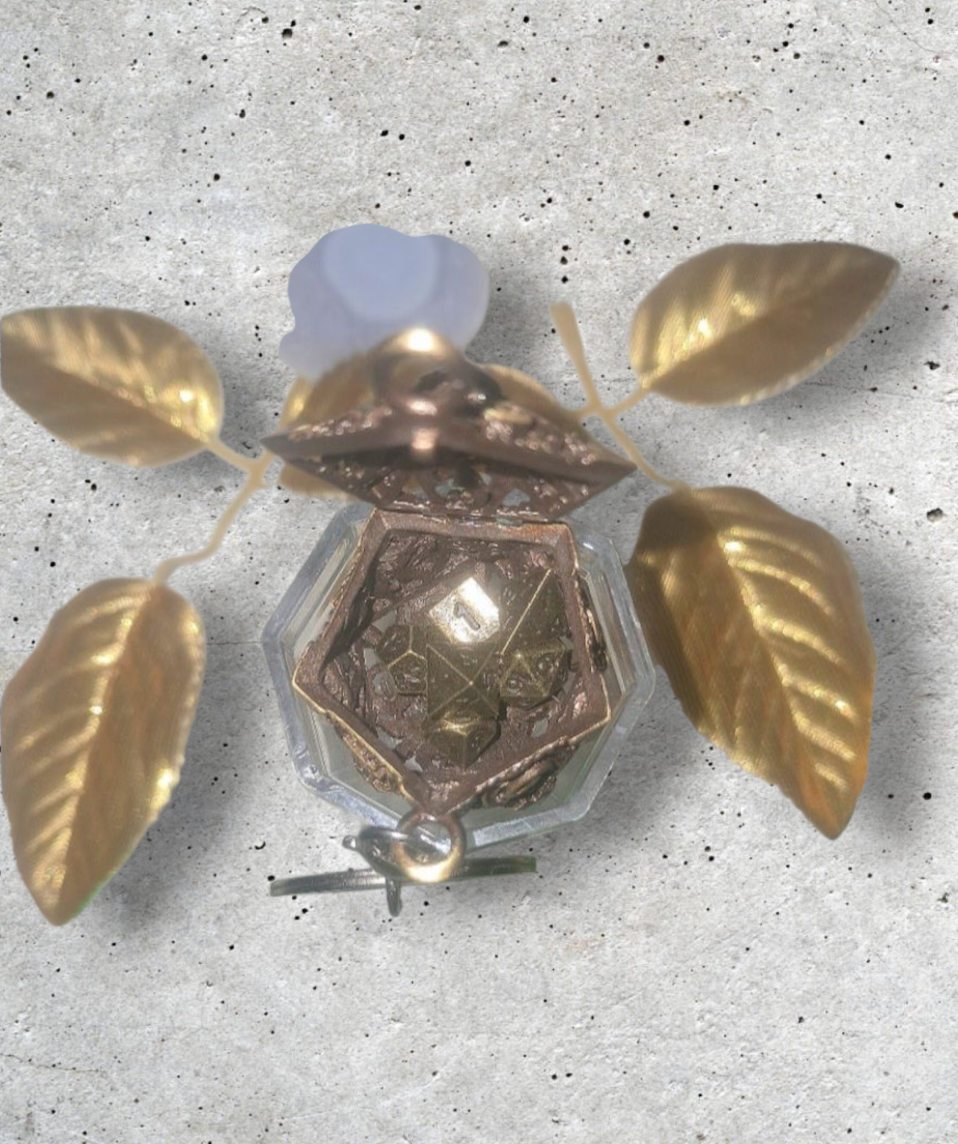 Spiritual Dice Divination Keychain