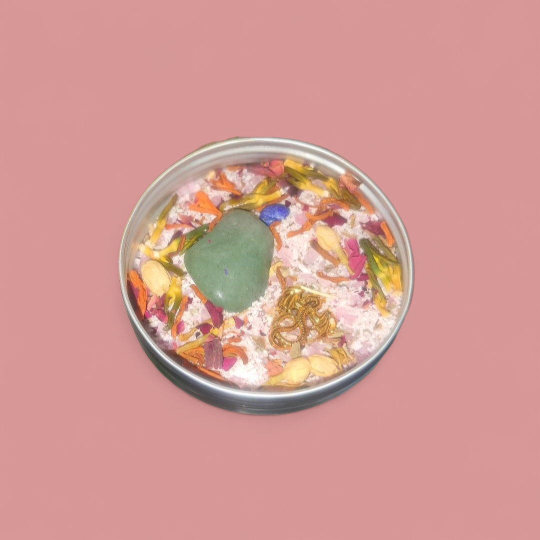 Cleansing Ritual Spiritual Bath Jar & Crystals
